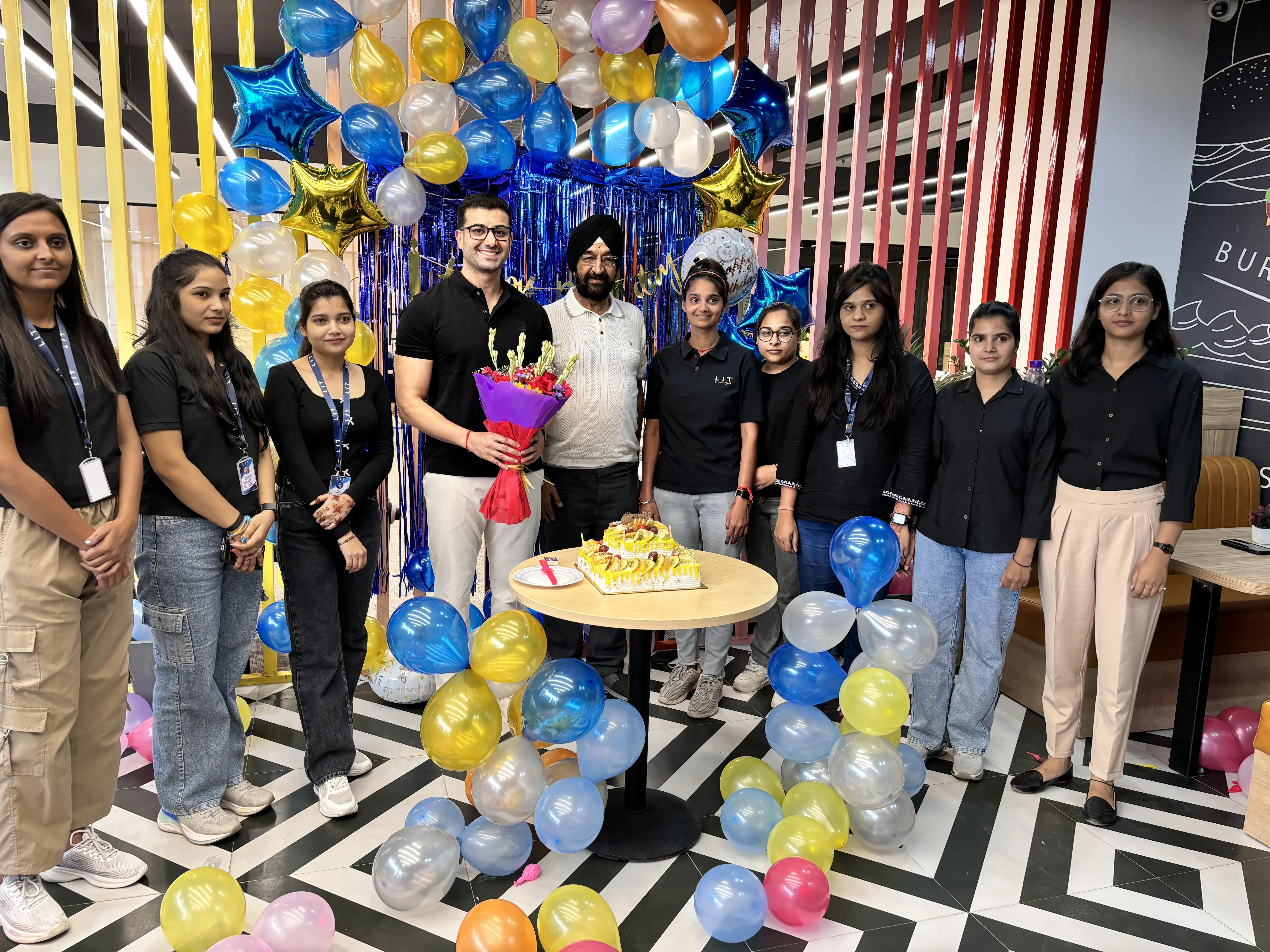 Birthday celebration moments