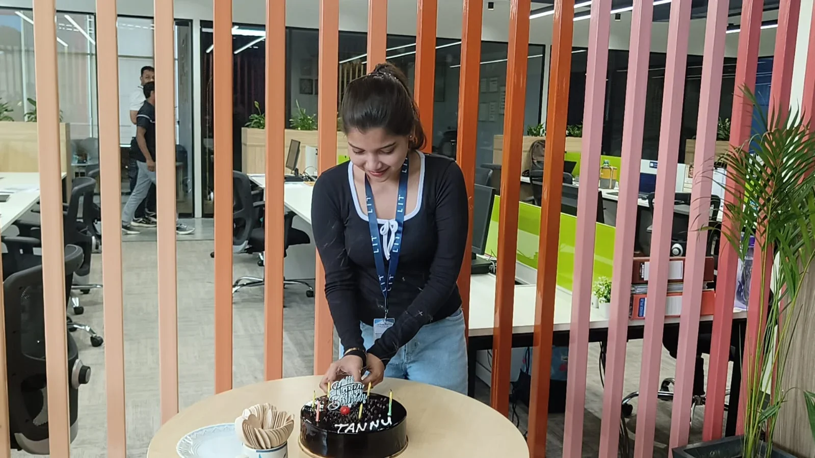 Birthday celebration moments