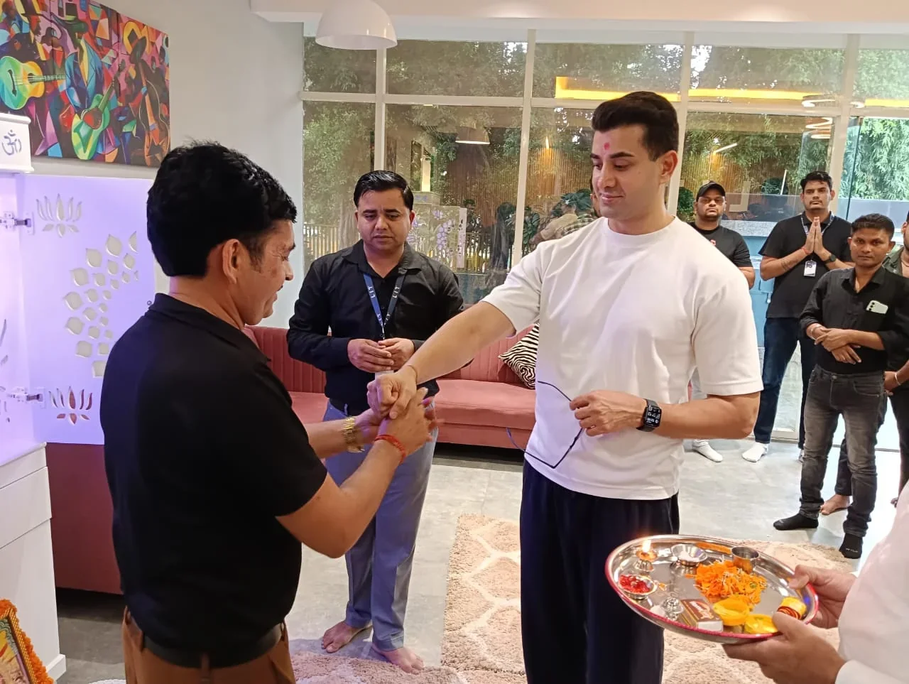 Team offerings and prayers