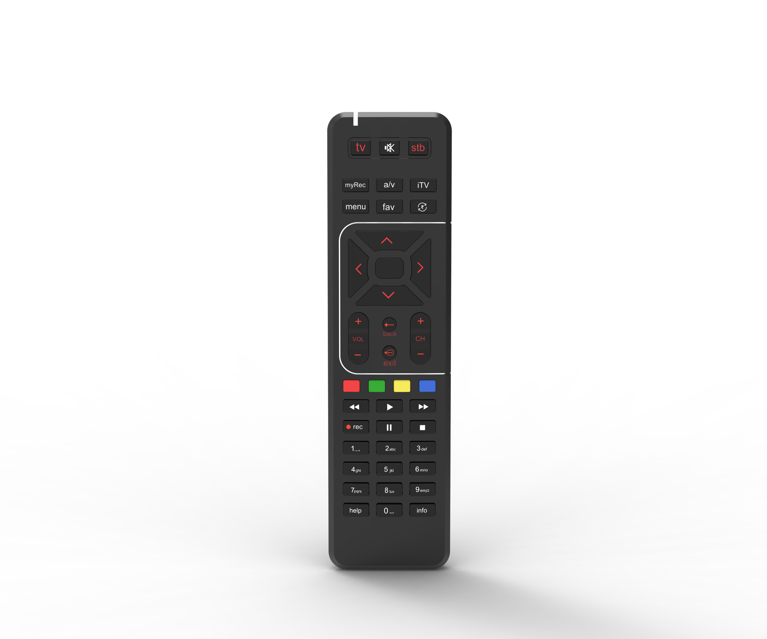Model 2100 Smart TV Remote